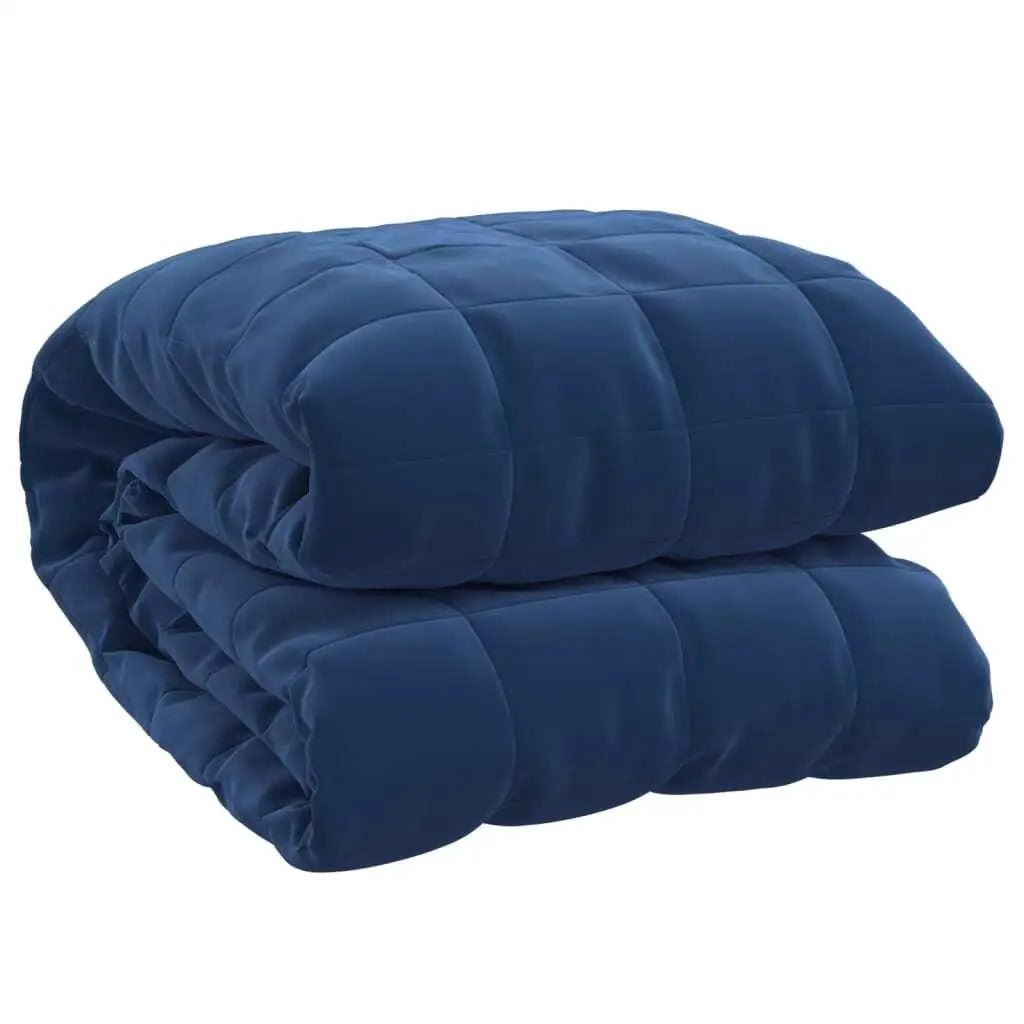 Blue Weighted Blanket 120x180 cm – Plush & Comfortable - Volaia