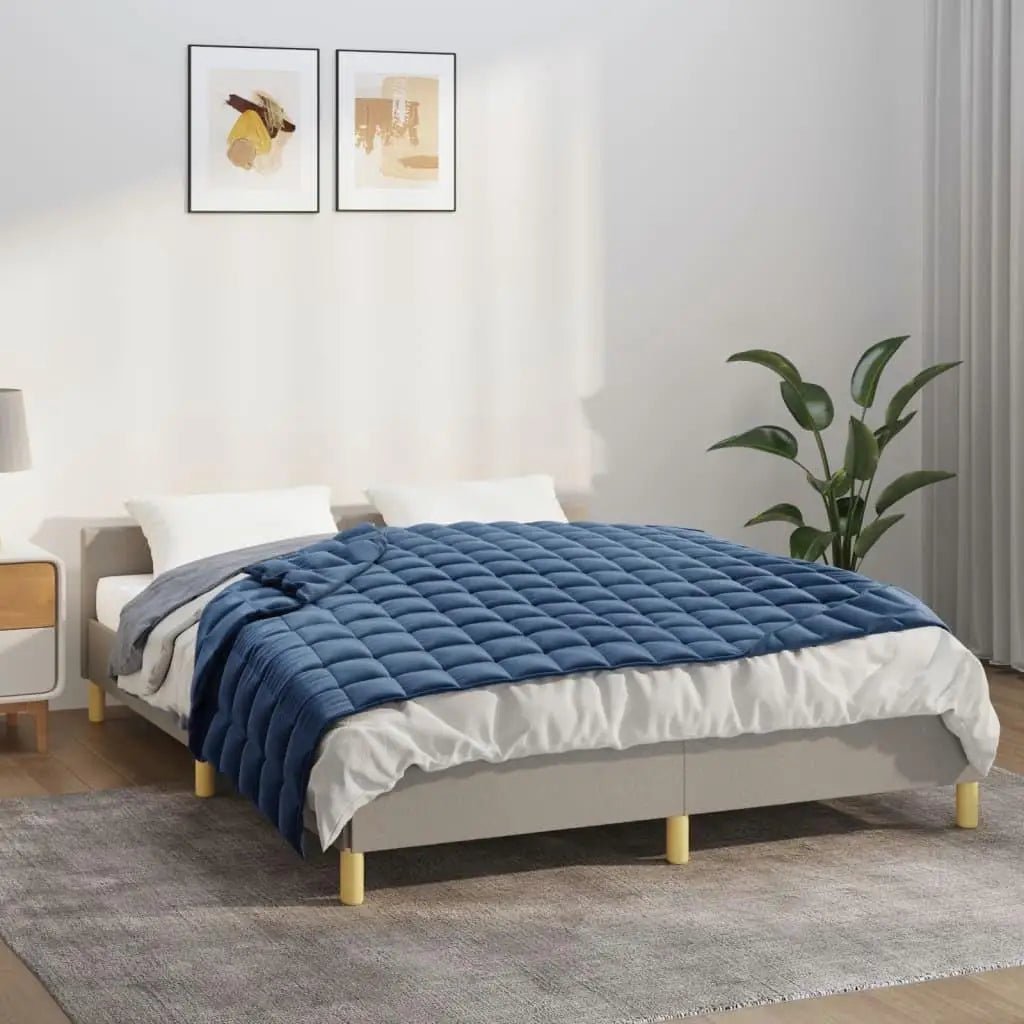 Blue Weighted Blanket 120x180 cm – Plush & Comfortable - Volaia