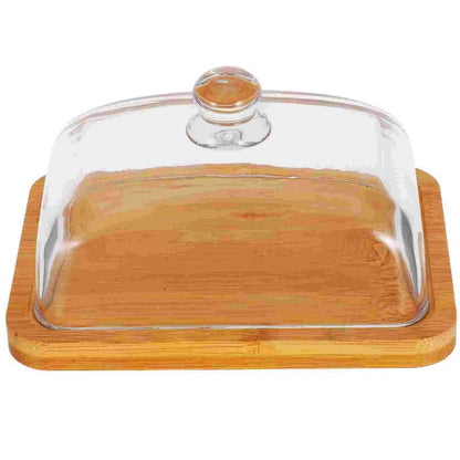 Butter Dish with Glass Dome for Kitchen - Volaia