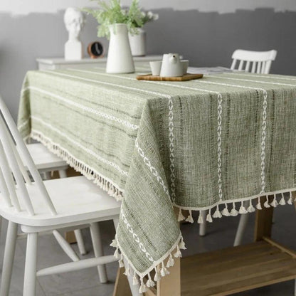 Cotton and Linen Tablecloth Elegant and Durable - Volaia