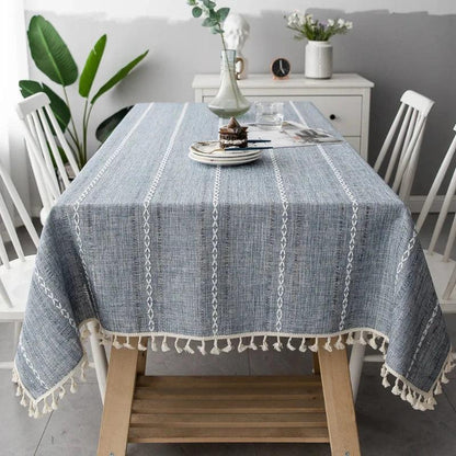 Cotton and Linen Tablecloth Elegant and Durable - Volaia