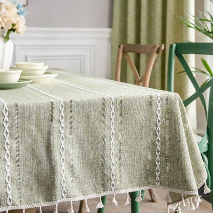 Cotton and Linen Tablecloth Elegant and Durable - Volaia