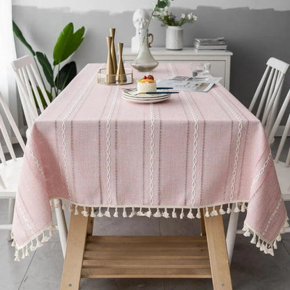 Cotton and Linen Tablecloth Elegant and Durable - Volaia