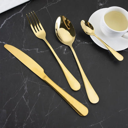 Elegant 24 - Piece Stainless Steel Cutlery Set - Volaia