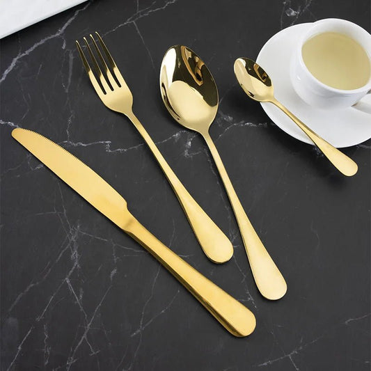 Elegant 24 - Piece Stainless Steel Cutlery Set - Volaia
