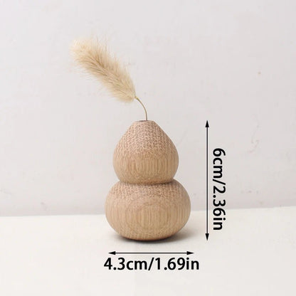 Elegant Wooden Decorative Vases for Home Decor - Volaia