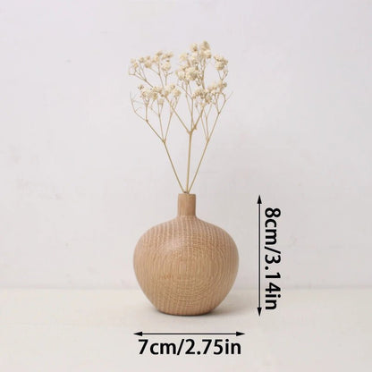 Elegant Wooden Decorative Vases for Home Decor - Volaia