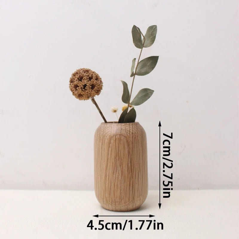 Elegant Wooden Decorative Vases for Home Decor - Volaia