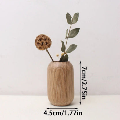 Elegant Wooden Decorative Vases for Home Decor - Volaia