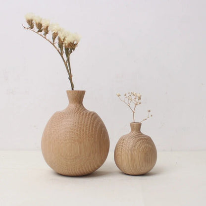 Elegant Wooden Decorative Vases for Home Decor - Volaia