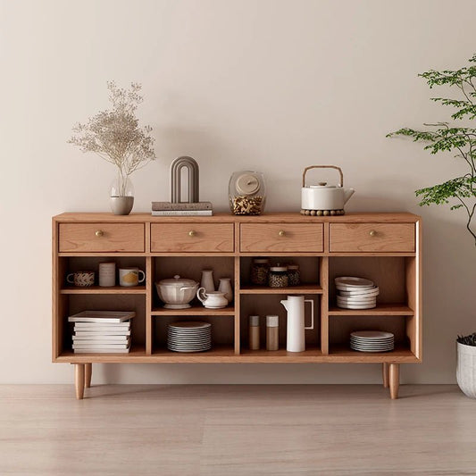 Elegant Wooden Sideboard for Living Room and Kitchen - Volaia