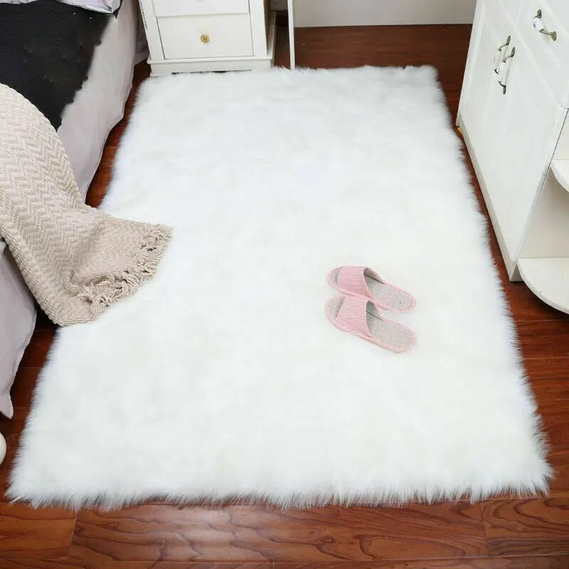 Fluffy Non - Slip Faux Fur Rug - Volaia