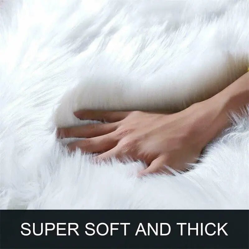 Fluffy Non - Slip Faux Fur Rug - Volaia