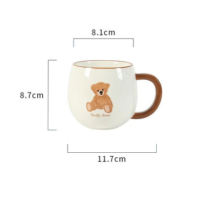 Lovely Bear Dish Set: Plate, Bowl & Mug - Volaia