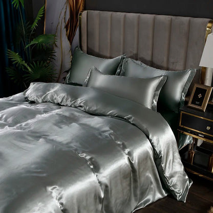 Luxurious European Satin Duvet Cover - Volaia