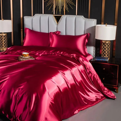 Luxurious European Satin Duvet Cover - Volaia