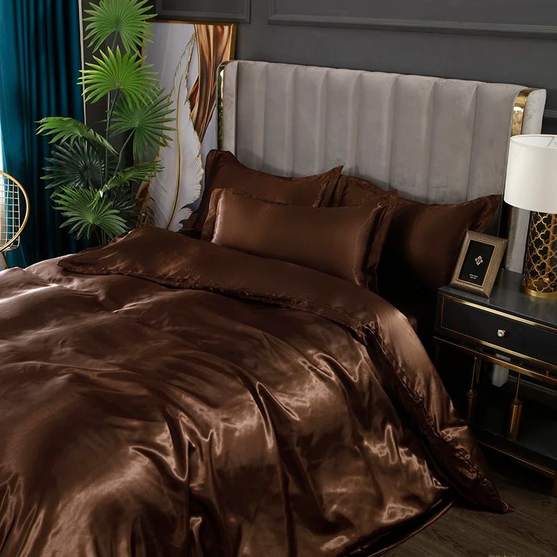 Luxurious European Satin Duvet Cover - Volaia