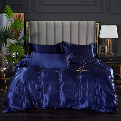 Luxurious European Satin Duvet Cover - Volaia