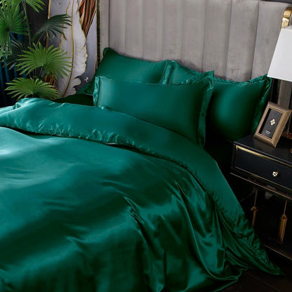 Luxurious European Satin Duvet Cover - Volaia
