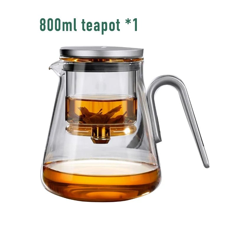 Magnetic Glass Teapot – High - End Tea Set - Volaia