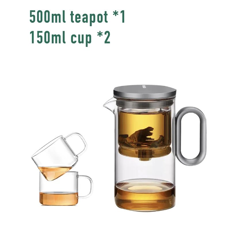 Magnetic Glass Teapot – High - End Tea Set - Volaia