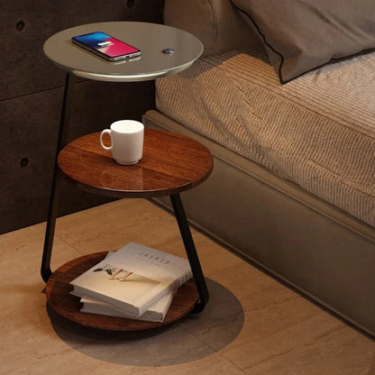 Modern LED Floor Lamp with Shelves - Stylish & Functional - Volaia