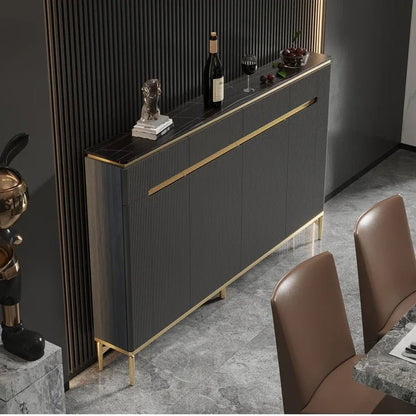 Modern Marble Top Luxury Sideboard Buffet Cabinet - Volaia