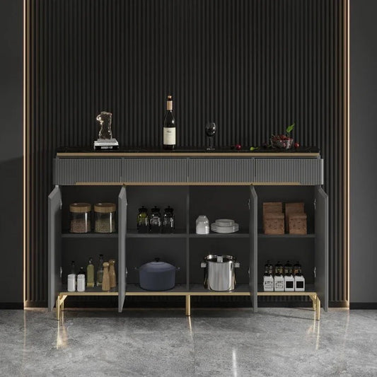 Modern Marble Top Luxury Sideboard Buffet Cabinet - Volaia