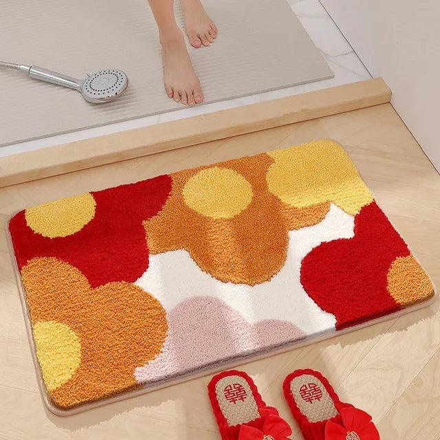 Non - Slip Suede Rug Soft and Safe Bathroom Mat - Volaia