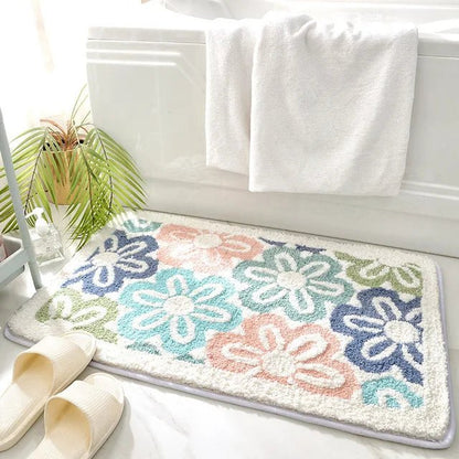 Non - Slip Suede Rug Soft and Safe Bathroom Mat - Volaia