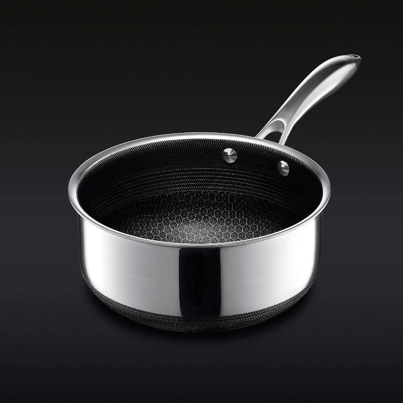 Piece HexClad Hybrid Cookware Set – Stainless Steel Honeycomb Wok & Kitchenware - Volaia