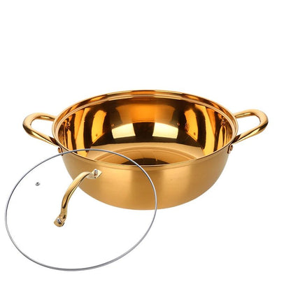 Premium 30CM Stainless Steel Hot Pot with Lid - Volaia