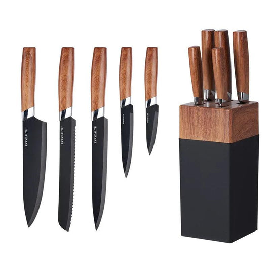 Stainless Steel Kitchen Knife Set Precision Blades Elegant Design - Volaia
