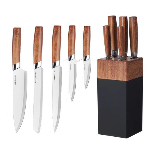 Stainless Steel Kitchen Knife Set Precision Blades Elegant Design - Volaia