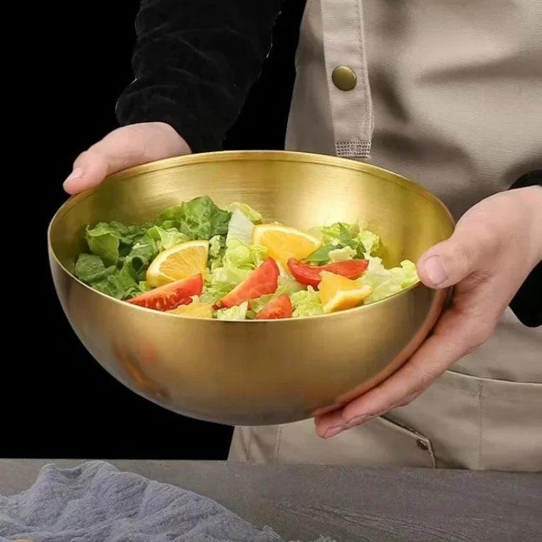 Stainless Steel Salad Bowls Durable Stylish - Volaia